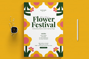 Flower Festival Flyer, a Flyer Template by MightyDesign