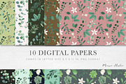 Modern Botanicals Florals & Leaves, an Illustration by Momo Studio (Thumbnail 8 of 15)