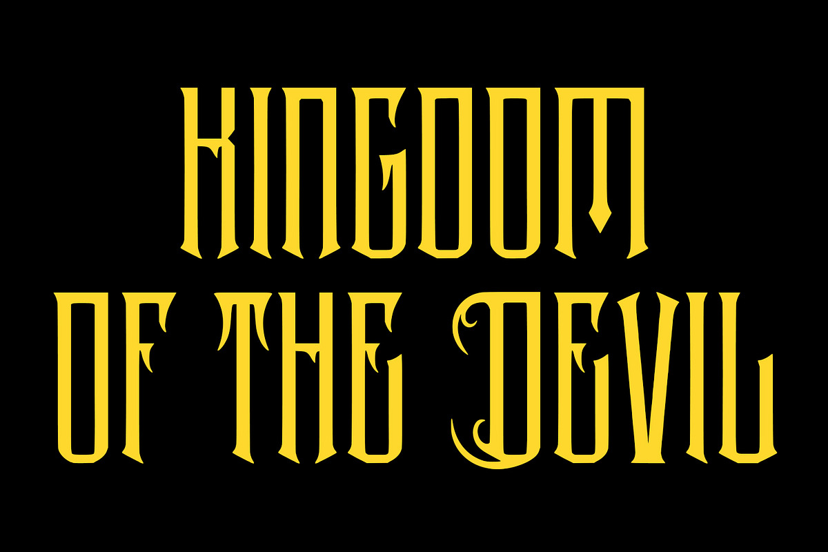 Raddkits Blackletter Display Font, a Blackletter Font by Maulana Creative (Photo 4 of 7)