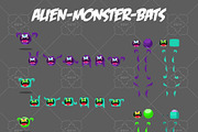 Alien Monster Bats, a Graphic by Mike Mac (Thumbnail 2 of 2)
