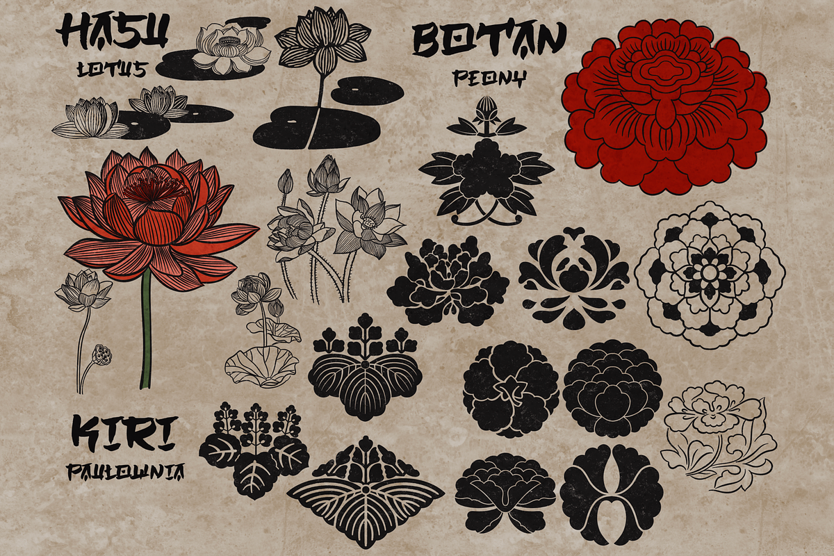 Japan traditional elements Procreate, a Brush Add-On by TheWhiteCatLab (Photo 20 of 20)