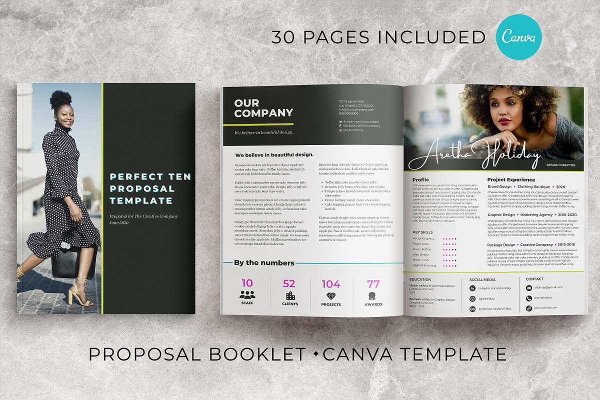 Canva Proposal Template | Perfect Ten