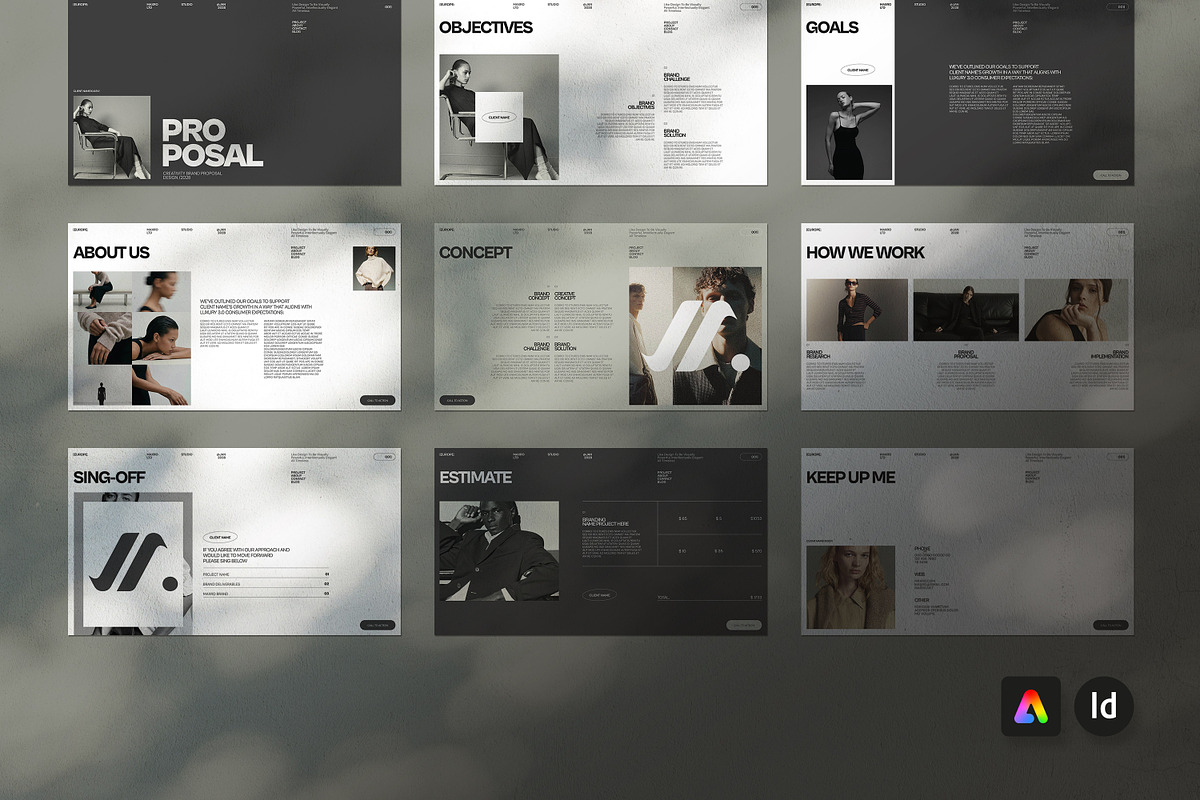 Maxro | Brand Proposal Template, a Presentation Template by Creatiya Type (Photo 9 of 10)
