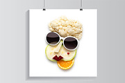 Tasty art featuring fruits, face, and sunglasses, a Food & Drink Photo by © Fisher Photostudio (Thumbnail 9 of 13)