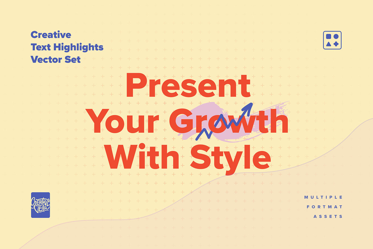Creative Text Highlights Vector Set, an Object Graphic by Creative Veila (Photo 2 of 8)