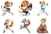 Martial Arts Animals Sublimation, an Illustration by DreamArtGraphic (Thumbnail 5 of 5)
