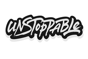 Unstoppable logo design
