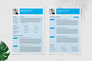 Modern Resume Design Template, a Resume Template by Graphic Template (Thumbnail 3 of 3)