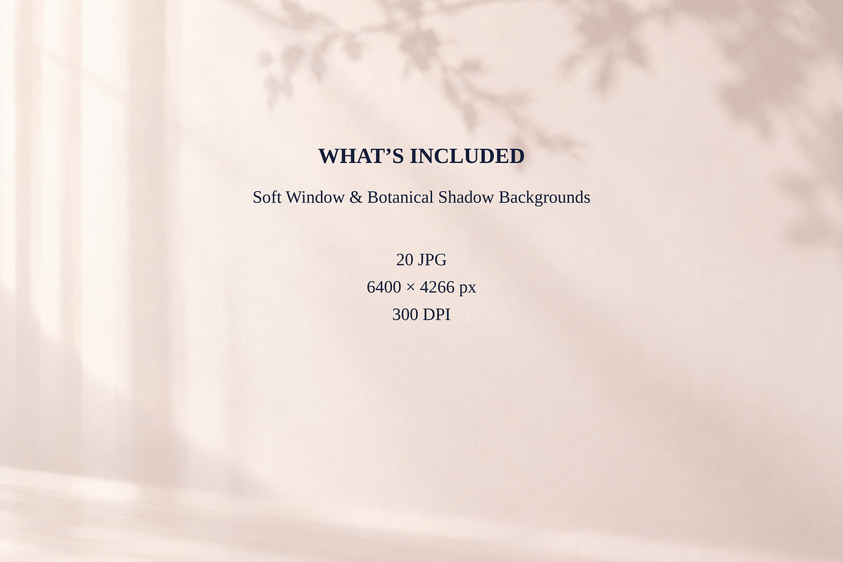 Window & Floral Shadow Backgrounds, a Background Graphic by MarisoArt (Photo 2 of 4)