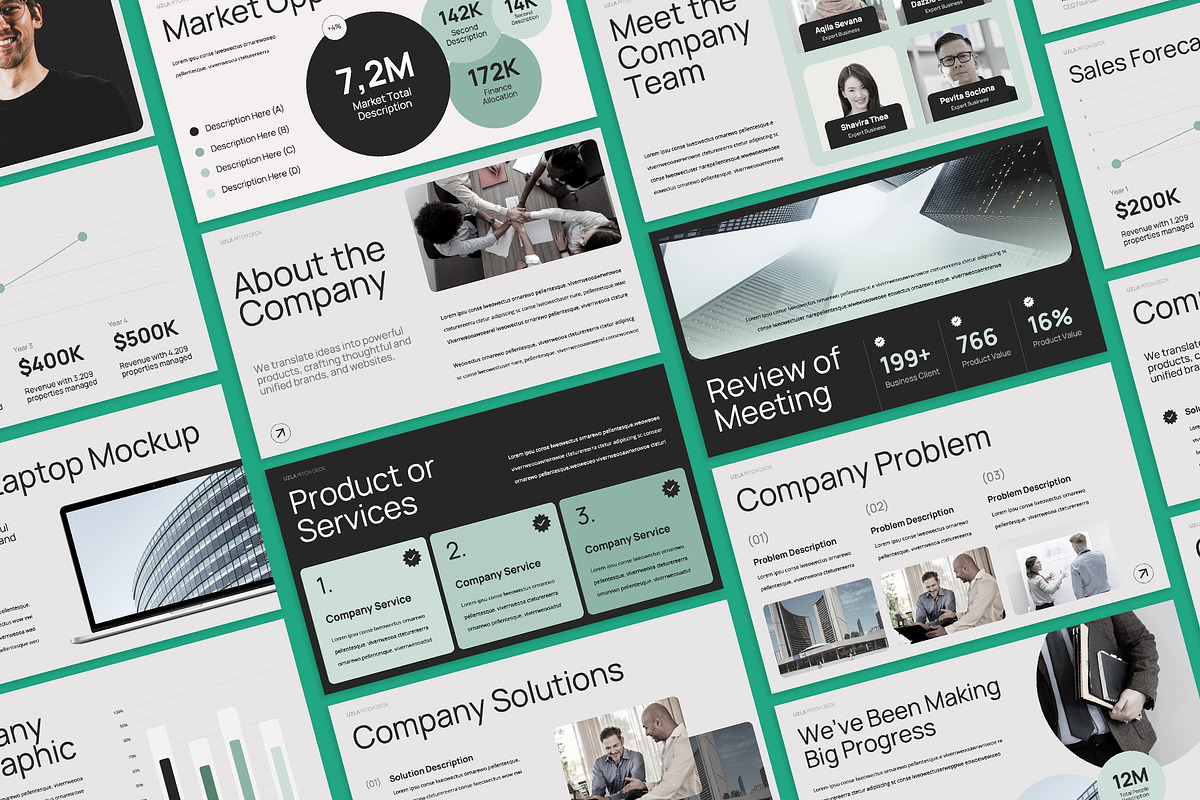 Pitch Deck PowerPoint, a Presentation Template by rgbryand (Photo 6 of 7)