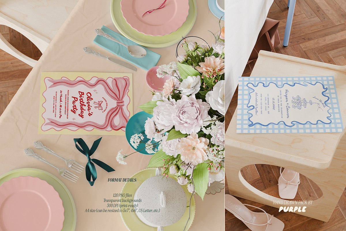Whimsical Watercolor Frames, an Object Graphic by Purple (Photo 3 of 10)