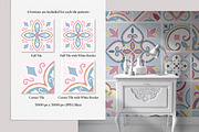 Watercolor Pastel Tile Pattern, a Pattern Graphic by Rachel Art Studio (Thumbnail 2 of 10)