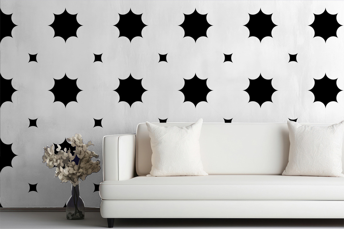 Geometric Stars, a Pattern Graphic by MalyskaStudio (Photo 2 of 5)