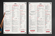 Chinese Restaurant Menu Template, a Flyer Template by BrandPacks (Thumbnail 2 of 5)