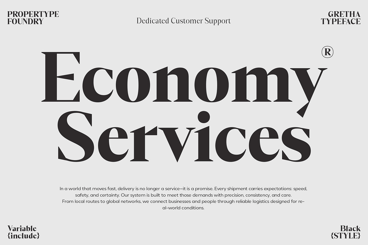 GrethaSerif, a Serif Font by Propertype (Photo 11 of 14)