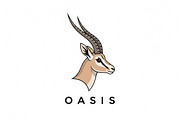 Oasis Antelope Logo, a Branding & Logo Template by Logocreative (Thumbnail 1 of 2)