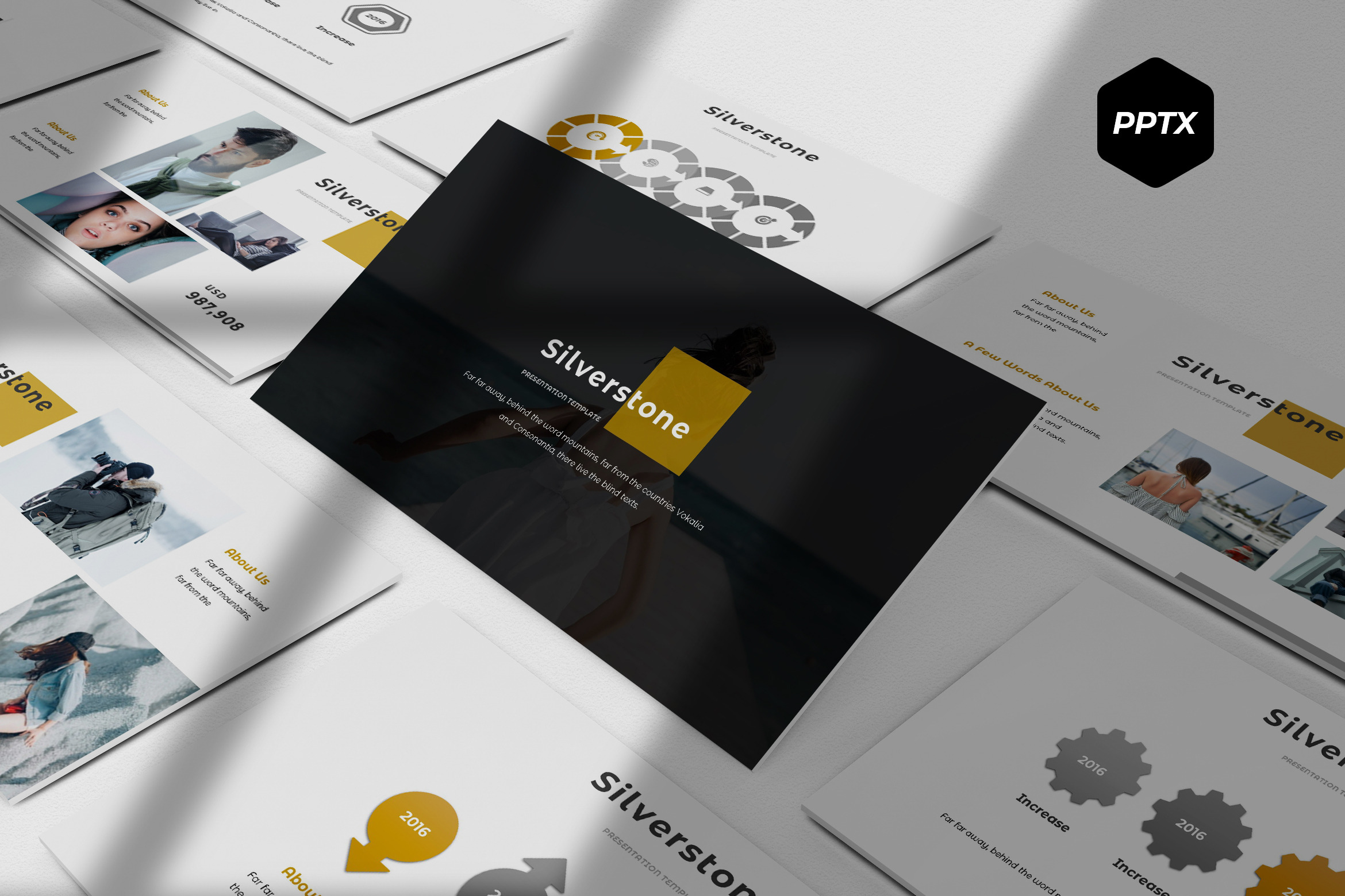 Silverstone - Powerpoint Template, a Presentation Template by AQR ...