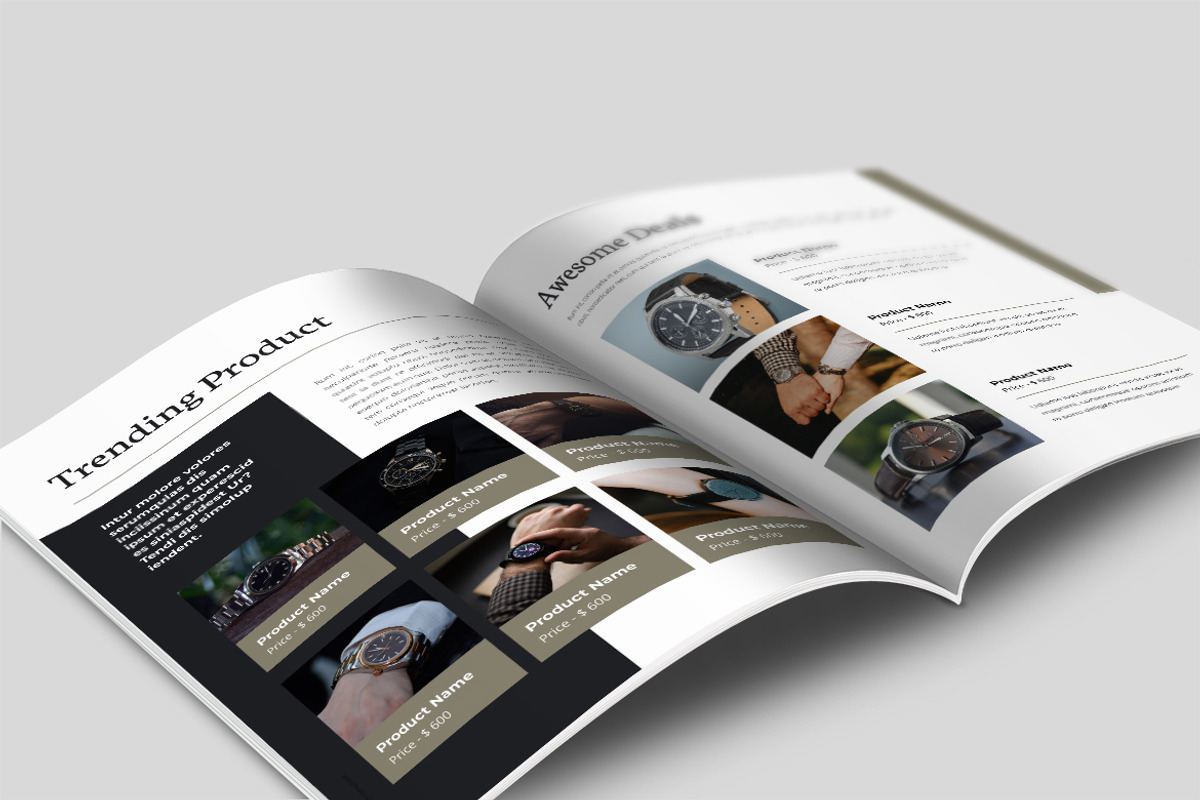 Luxury Watch Catalog, a Brochure Template by UICreative (Photo 2 of 4)