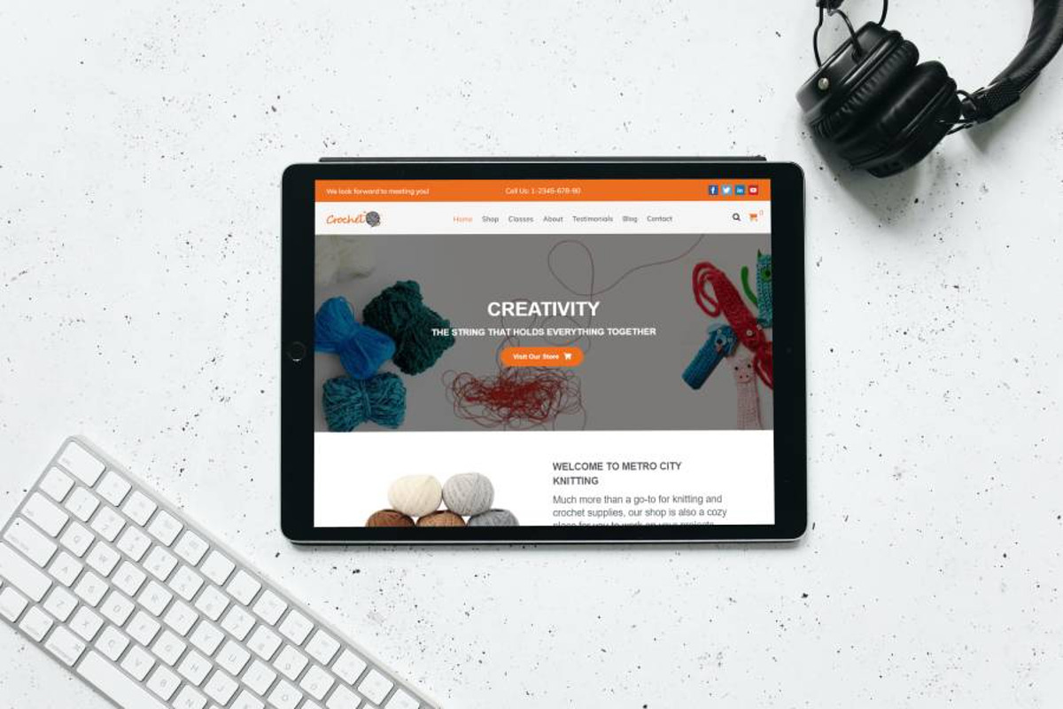 Crochet – Creative Business WP Theme, a WordPress Template by Your Theme Shop (Photo 4 of 6)
