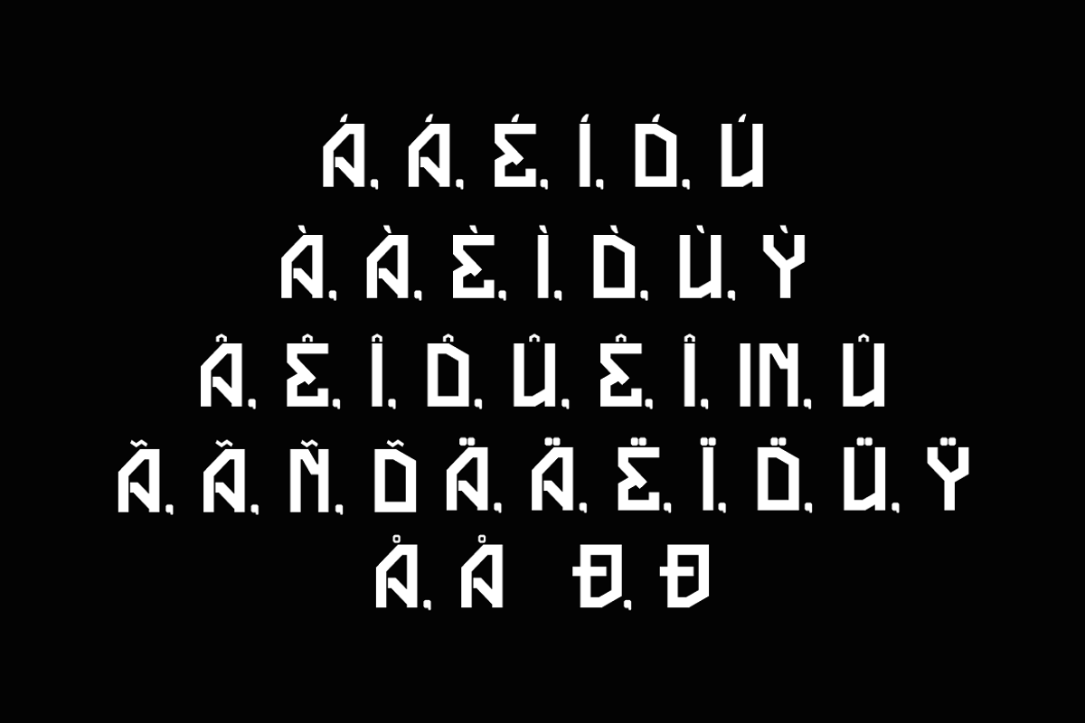 Vexpan - Digital Futuristic Font, a Sans Serif Font by QR Design Studio (Photo 5 of 9)