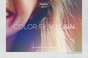 Color Film Burn Overlays