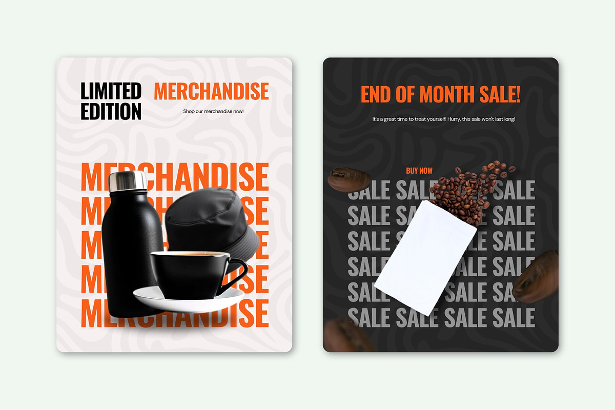 Canva Coffee Shop & Cafe Templates, a Design Template by SecondBrain Store (Photo 8 of 10)