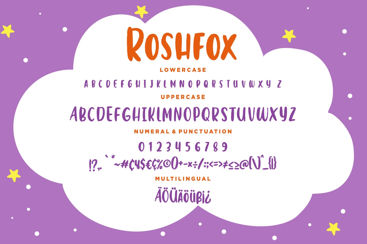 Roshfox Display Advertisement Font preview 7