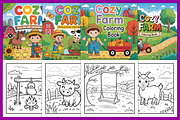 Bold and Easy Cozy Farm Coloring, an Animal Illustration by Ink Gallery (Thumbnail 4 of 4)