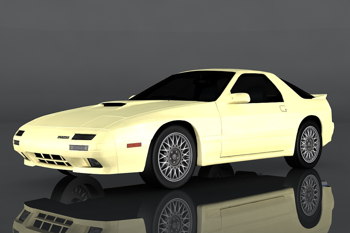 1990 Mazda RX-7, a Cars & Vehicle 3D Model by valtriiu (Photo 1 of 12)