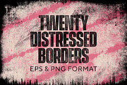 20 Distressed Borders, a Texture Graphic by RuleByArt (Thumbnail 2 of 9)