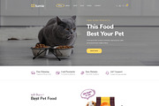 Animal Food Website Template - Tuime, a Bootstrap Template by HasThemes (Thumbnail 2 of 4)