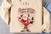 Sleighed All Day, Sipping All Night, a Seasonal Illustration by Craft Nest (Thumbnail 5 of 6)