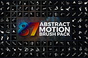 87 Abstract Motion Brush Pack, a Brush Add-On by Artbeaut (Thumbnail 1 of 6)