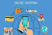 Online Shopping and Delivery Concept, a Technology Illustration by TAlex (Thumbnail 6 of 7)