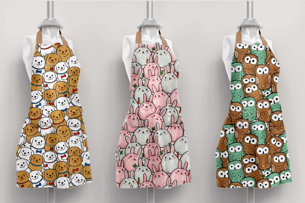 Cute Doodle Animal Bundle Patterns, a Pattern Graphic by one-touch (Photo 8 of 14)