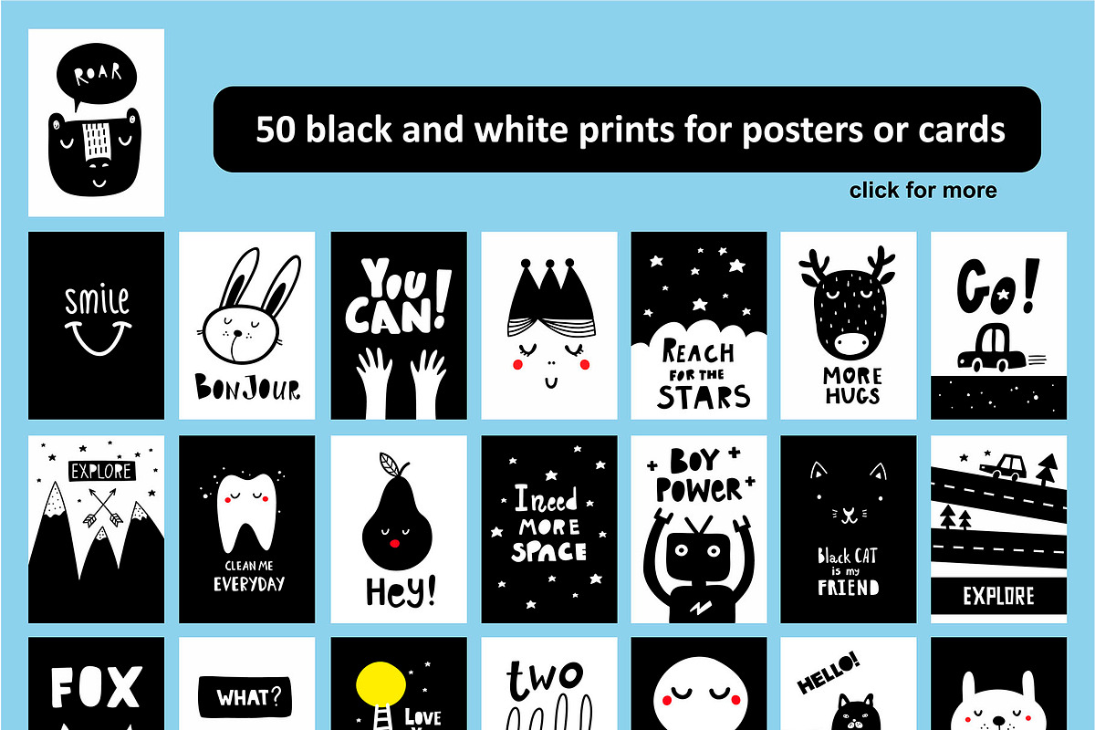 Scandinavian nursery prints, an Animal Illustration by eka panova (Photo 3 of 7)