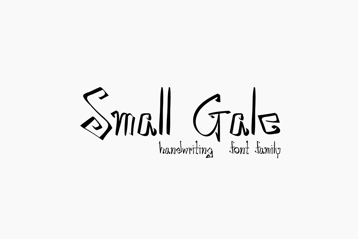 Small Gale, a Script Font by TKDoodle (Photo 1 of 8)