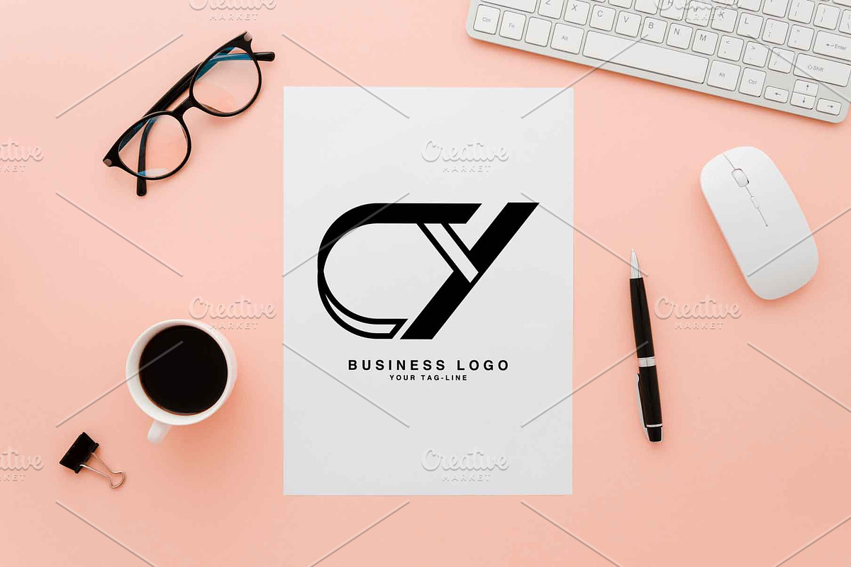 Alphabet Letters Icon Logo CY or YC, a Graphic by art_creater (Photo 2 of 2)