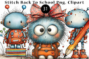 Stitch Back To School Png, Clipart, a Seasonal Illustration by CreationArt (Thumbnail 1 of 5)
