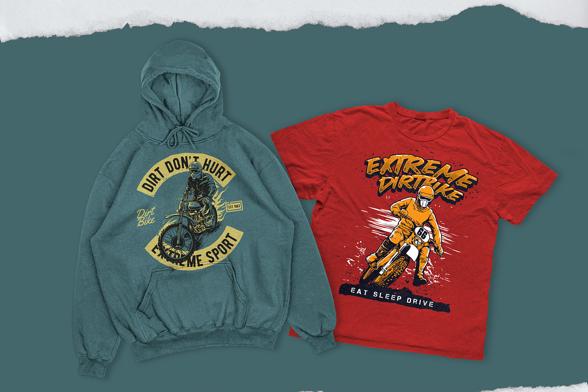 extreme Dirtbike motocross bundles, a Sport Illustration by The BolzStudio (Photo 7 of 10)
