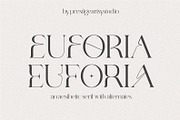 EUFORIA — An Aesthetic Serif, a Serif Font by Prestige Artsy Studio (Thumbnail 1 of 10)