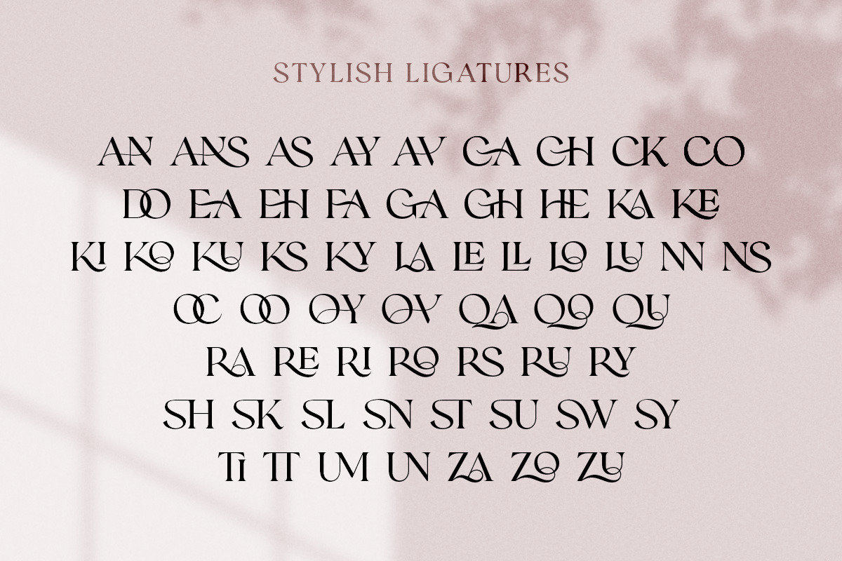 UPDATE! Romans Story Ligature Serif, a Serif Font by Letterhend Studio (Photo 8 of 10)
