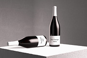 Wine Bottle Mockup With Environment, a Product Mockup by graphicook (Thumbnail 4 of 5)