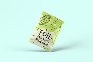 Foil Packaging Mockup - 8 Views