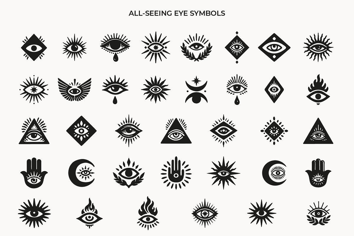 Mystical symbol illustration set, an Object Graphic by NatalieArtShop (Photo 7 of 17)