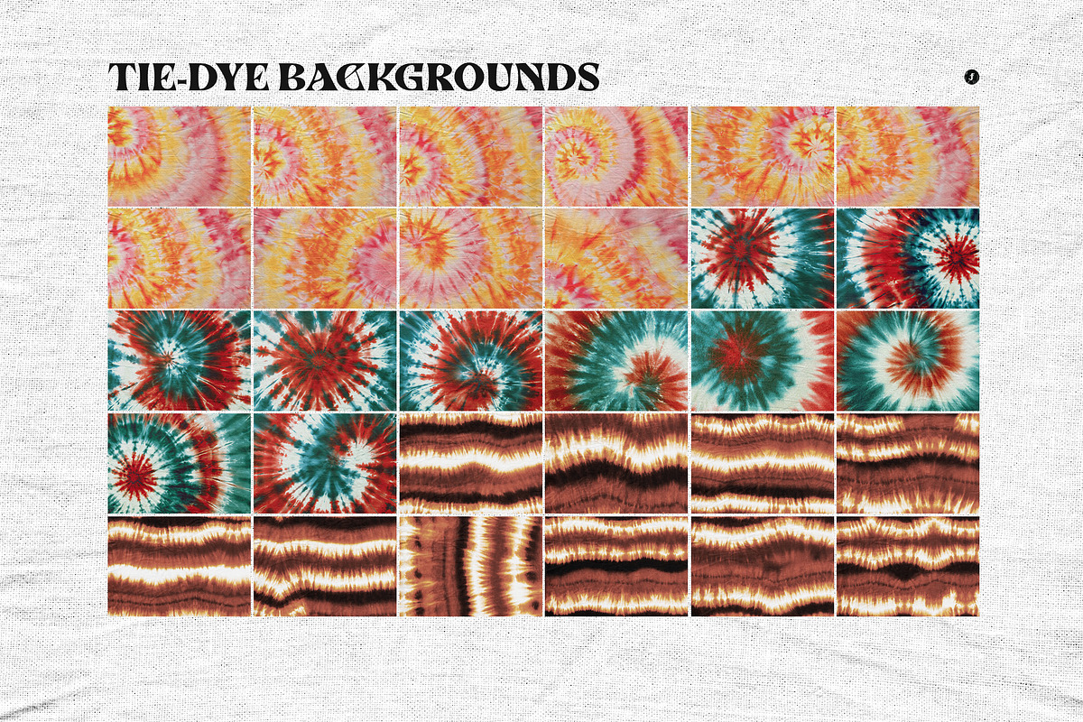 Tie-Dye Backgrounds, a Background Graphic by Freezerondigital (Photo 12 of 14)