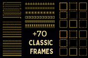 +200 Mega Bundle frames and borders, a Decorative Illustration by Dreamanart (Thumbnail 1 of 5)
