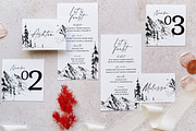 Mountain Forest Wedding Suite, an Invitation Template by BlueRobinDesignShop (Thumbnail 12 of 16)
