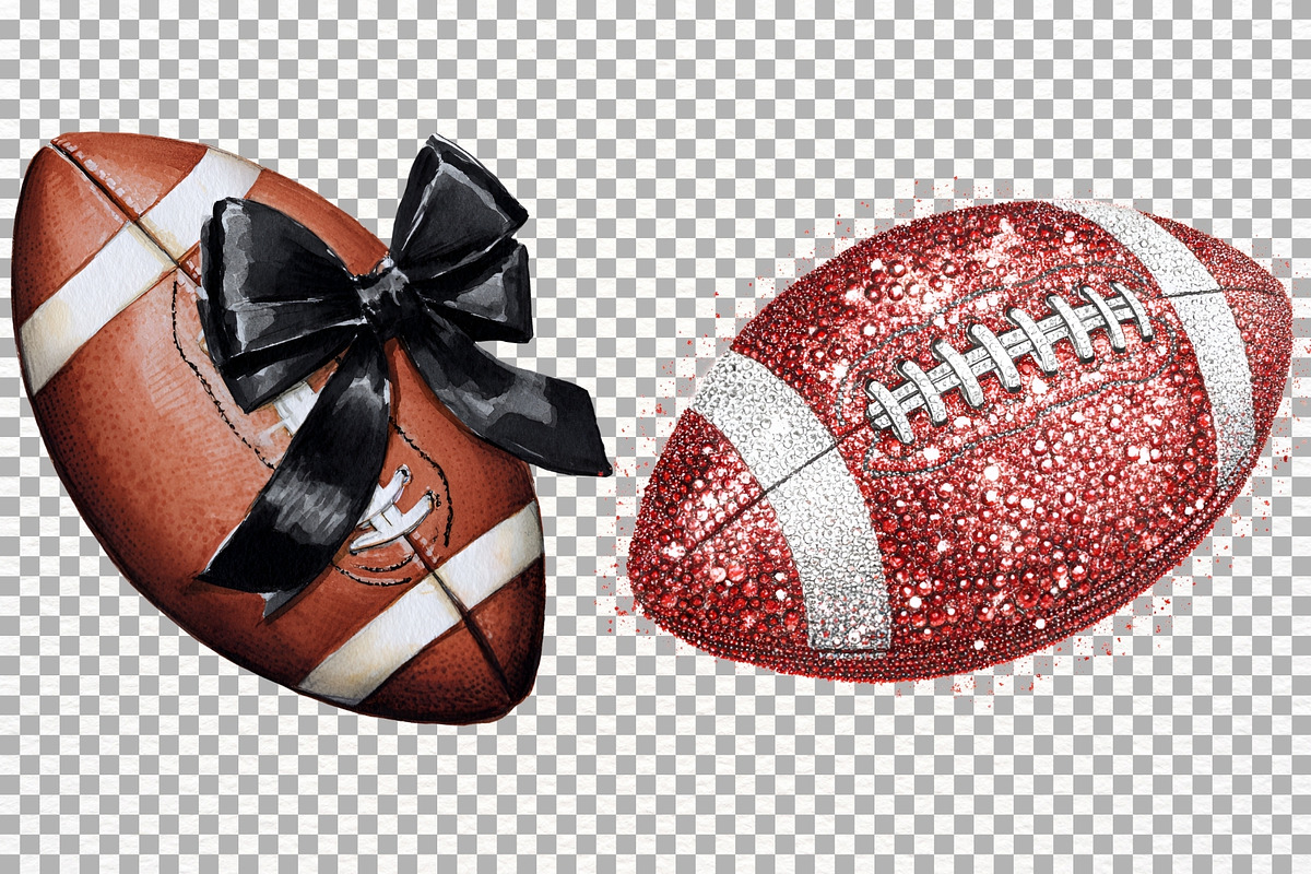 American Football PNG Sports Clipart, a Sport Illustration by SugarCloudStudioArt (Photo 8 of 8)