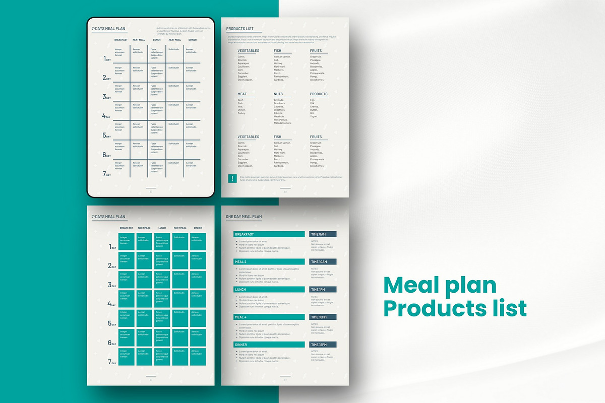 Healthy lifestyle workbook template, a Magazine Template by Handy Template (Photo 17 of 24)